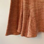 Anthropologie  Pink Waffle Knit Flowy Sweater Boho Cowlneck Women's size Small Photo 3