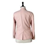 Talbots Blazer Notch Lapel Single Button Knit Peach White Women’s Plus Size 16 Photo 3