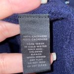 Saks Fifth Avenue Cashmere Bejeweled Crew Neck Sweater Size Medium Photo 2