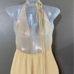 Women’s Halter Beige Jumpsuit Tan Size 2X Photo 1