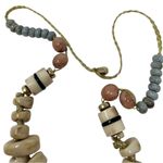 Anthropologie  Resin Beaded Statement Necklace Multicolor Photo 2