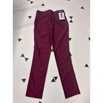 Rafaella Women's Windsor Wine Red Stretch Slim Ankle Pull-On Dress Pant - Size 4 Photo 3