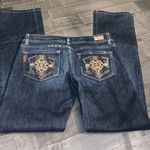 Paige Premium Denim Melrose Embellished Pocket Bootcut Jeans Women's Size 28 Photo 1