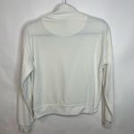 Avia  Cream Velour Cropped 1/4 Zip Shirt Sz XS Photo 5