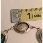 Source Unknown AS IS Vtg RW Sterling Silver Native American Multi Stone Bracelet Onyx Malachite Photo 1
