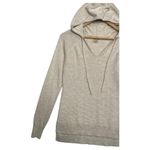 Calia Sweater Womens Extra Small Ivory Cashmere Blend Hoodie V Neck Textured Size XS Photo 4
