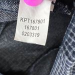 J Jill Ponte Slim Leg Pants M Blue Check Pull On Stretch Knit Casual Career Soft Size M Photo 11