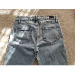 Paige  Verdugo Ankle Jeans Mid/Low Rise Distressed Light Vintage Wash Blue 25 Photo 6
