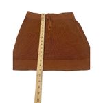 Anthropologie 525 Medium Burnt Orange Women's Elastic‎ Waist Knit Skirt #O9 Photo 3