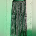 Striped Black and White Maxi Skirt Photo 4