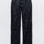 ZARA TRF MID WAIST WRINKLE EFFECT JEANS Photo 0