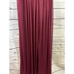 David's Bridal Women's Wine One Shoulder Lace Dress Size 10 NWT Photo 4