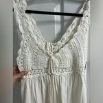 Lucky Brand  white crochet babydoll tank Photo 7