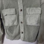 FATE Lightweight Military Swing Jacket Oversized Pockets Army Green Size XS Photo 5