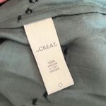 The Great. Ornament Embroidered Green Midi Dress Photo 6