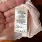 Free People Terese Velvet Blouse Pale Pink Ruffle Neck Long Sleeve Top S Photo 10