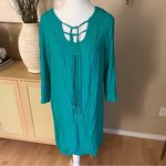 Diane Von Furstenberg DIANE‎ VON FURSTENBERG NWT New Parlian Shift Dress Size 6 In Bright Emerald Photo 2