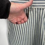 Vintage Bennini High Waisted Shorts Womens 5/6 Blue White Railroad Stripe Cotton Size undefined Photo 2