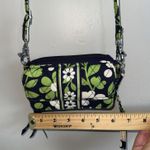 Vera Bradley Quilted Floral Wallet Wristlet Crossbody Green Blue White Purse Photo 7