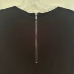 Evan Picone Chevron Sheath Sleeveless Dress Women's 8 Black Purple Career Knit Photo 5