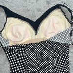 MiracleSuit  Swimsuit One Piece Black White Polkadot 14 Photo 4