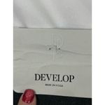 Develop Vintage Black Denim Jeans Embroidered Baggy Hip Hop Carpenter Style Sz S Photo 5