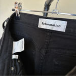 Reformation ‎ Hendrix High Rise Denim size 27 black Photo 5