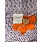 Chicwish Embroidered Floral Chunky Knit Cardigan Sweater Lilac Women's Photo 10