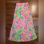 Lilly Pulitzer Marnie Maxi Skirt Multicolor Flamingo Paisley Print – Size Small Photo 2