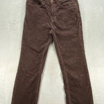 Pilcro  Corduroy Pants Brown‎ Straight Leg Casual Everyday Size 28 Photo 0