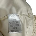 Rachel Zoe ‎ Boho Crochet Crop Babydoll Top L Ivory Indie Sleaze Coquette Resort Photo 8