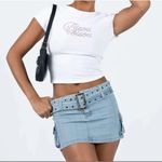 Princess Polly  Iconic Cargo Mini Skirt Denim Photo 0