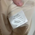 Kourt Dress Sz S Tan Beige Mini Bodycon Cut Out Midriff Sleeveless Tank Short Photo 3