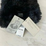 Surell Infinity Loop Scarf Faux Fur Stretch Black Photo 3