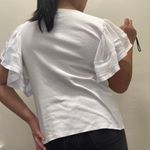 EXPRESS Mesh Panel Blouse Photo 2