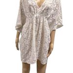 Victoria's Secret  Lace Double V Open Back Cream Swim Beach Coverup Beach Dress M Photo 0