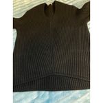 Acne Studios  DEBORAH L WOOL Ribbed V Neck Sweater Black Size S Photo 2