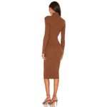 ASTR  the Label Abilene Sweater Dress in Nutmeg Small Womens Knit Bodycon Photo 2