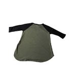 Stüssy Stussy Olive Green & Black 3/4 Sleeve Graphic Tee Women size Medium Photo 10