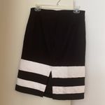 White House | Black Market Black& White skirt Photo 3