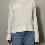 Jenni Kayne Cream Crewneck Everyday Sweater Size Small Photo 1