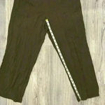 HYFVE  Women’s Olive Pants/Black White Stripe Tank Top Romper Jumpsuit Size S Photo 6