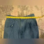 Women’s Vintage Oatbrook Long Jean Skirt Blue Size 26 Photo 4