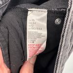 Topshop High Rise Straight Leg Plus Jeans Womens 16 Black Cotton Raw Hem NEW Photo 5