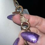 NY Designs Green Stone and Stressed‎ Silver Gold Statement Necklace Photo 4