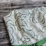 David's Bridal  Women's Strapless Bridesmaid Summer Dress White Green Floral 6 Photo 2