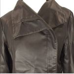 Bagatelle espresso brown faux leather asymmetrical moto jacket size Small Photo 3
