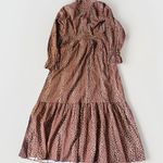 Sheridan French Bird Dress Cheetah XS Boho Coastal Cowgirl Quiet Luxury Core Photo 2