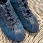 Easy Spirit  Blue Suede Tennis Shoes Sneakers - New.  Women’s Size 9 Photo 1