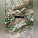 ZARA  floral halter crop top tie back Photo 4